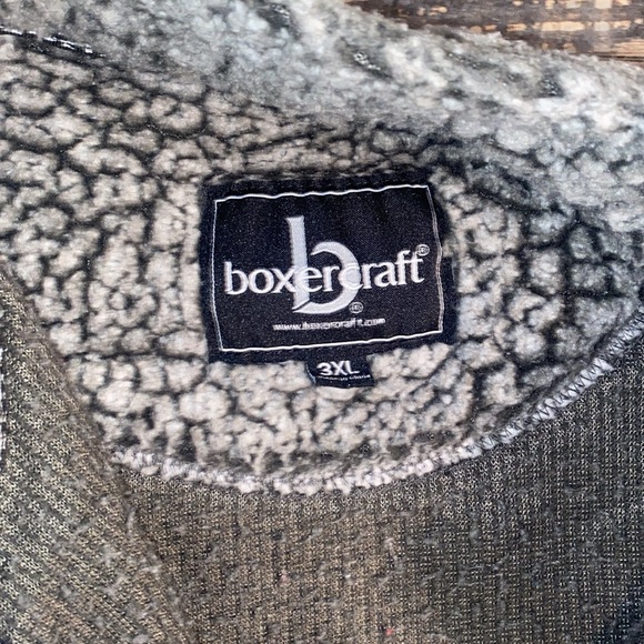 Boxercraft Grey Sherpa zip up with pockets size 3X - Picture 3 of 4